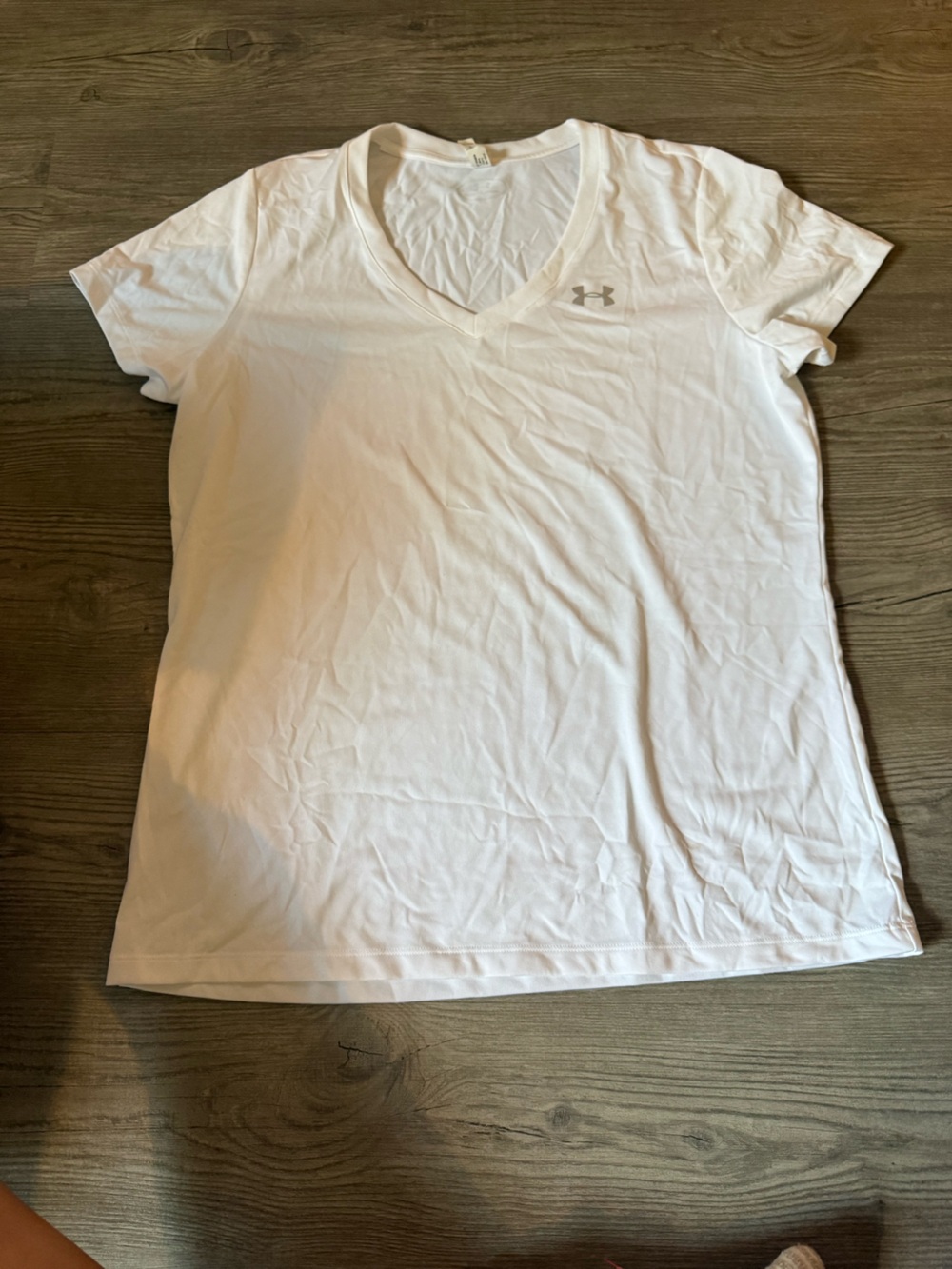 Under Armour White Performance Crew Neck Tee